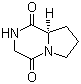 structure of CAS# 96193-26-9, (R)-Hexahydropyrrolo[1,2-a]pyrazine-1,4-dione;Cyclo-D-prolylglycine