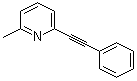 结构式 CAS# 96206-92-7, 2-甲基-6-(苯基乙炔基)吡啶