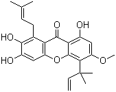 根皮含柘树咕吨酮 D分子结构 (CAS 96552-41-9)