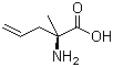 (S)-2-Amino-2-methyl-4-pentenoic acid molecular structure (CAS 96886-56-5)
