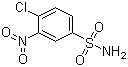 结构式 CAS# 97-09-6, 3-硝基-4-氯苯磺酰胺; 对氯间硝基苯磺酰胺