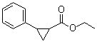 structure of CAS# 97-71-2, Ethyl 2-phenylcyclopropanecarboxylate;Ethyl 2-phenylcyclopropane-1-carboxylate; NSC 245856