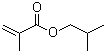 Isobutyl methacrylate molecular structure (CAS 97-86-9)