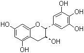 结构式 CAS# 970-74-1, (-)-表没食子儿茶素