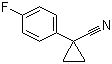 structure of CAS# 97009-67-1, 1-(4-Fluorophenyl)cyclopropanecarbonitrile