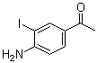 结构式 CAS# 97776-06-2, 4'-氨基-3'-碘苯乙酮