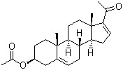 结构式 CAS# 979-02-2, 醋酸妊娠双烯醇酮酯