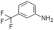 structure of CAS# 98-16-8, 3-Aminobenzotrifluoride;3-(Trifluoromethyl)aniline
