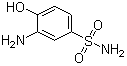 structure of CAS# 98-32-8, 3-Amino-4-hydroxybenzenesulphonamide