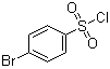 结构式 CAS# 98-58-8, 4-溴苯磺酰氯; 对溴苯磺酰氯