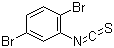 结构式 CAS# 98041-67-9, 2,5-二溴苯基异硫氰酸酯