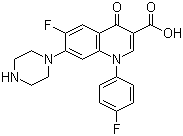 Sarafloxacin molecular structure (CAS 98105-99-8)