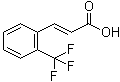 结构式 CAS# 98386-81-3, 反式-3-(2-三氟甲基苯基)丙烯酸