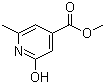 结构式 CAS# 98491-78-2, 2-羟基-6-甲基异烟酸甲酯