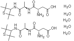 结构式 CAS# 99016-42-9, 水合阿力甜
