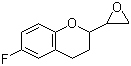 structure of CAS# 99199-90-3, 6-Fluoro-3,4-dihydro-2-oxiranyl-2H-1-benzopyran;6-Fluoro-3,4-dihydro-2-(2-oxiranyl)-2H-1-benzopyran