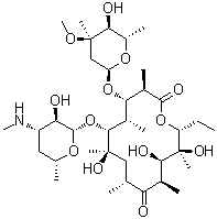 structure of CAS# 992-62-1, N-Demethylerythromycin A;Des-N-methylerythromycin; Desmethylerythromycin