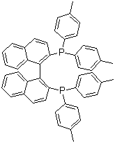结构式 CAS# 99646-28-3, (S)-(-)-2,2'-双(二对甲苯基膦基)-1,1'-联萘