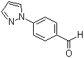 structure of CAS# 99662-34-7, 4-Pyrazol-1-yl-benzaldehyde;4-(1H-Pyrazol-1-yl)benzaldehyde