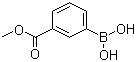 结构式 CAS# 99769-19-4, 3-甲氧基羰基苯硼酸