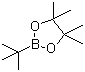 structure of CAS# 99810-76-1, tert-Butylboronic acid pinacol ester;2-tert-Butyl-4,4,5,5-tetramethyl-1,3,2-dioxaborolane