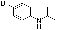 structure of CAS# 99847-70-8, 5-Bromo-2-methyl-2,3-dihydro-1H-indole